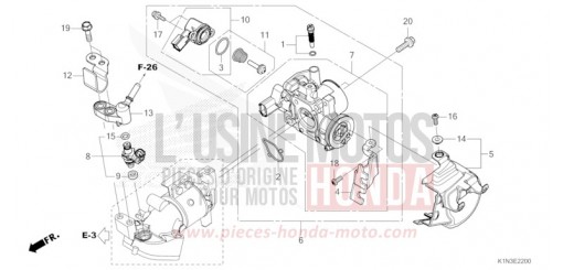 CORPS DE PAPILLON/INJECTEUR DE CARBURANT FSH125M de 2021